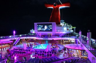 Lido Deck of Carnival Cruise Ship
