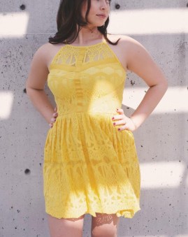 Yellow Lace Dress